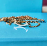 TIFFANY &Co ティファニー Tスマイル ミニ ネックレス 18金YG