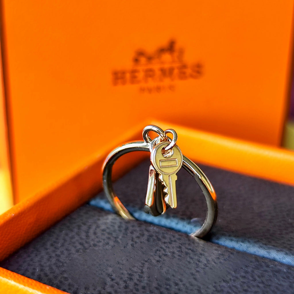 【お値下げ】HERMES エルメス ケリー クロシェットリング 18金