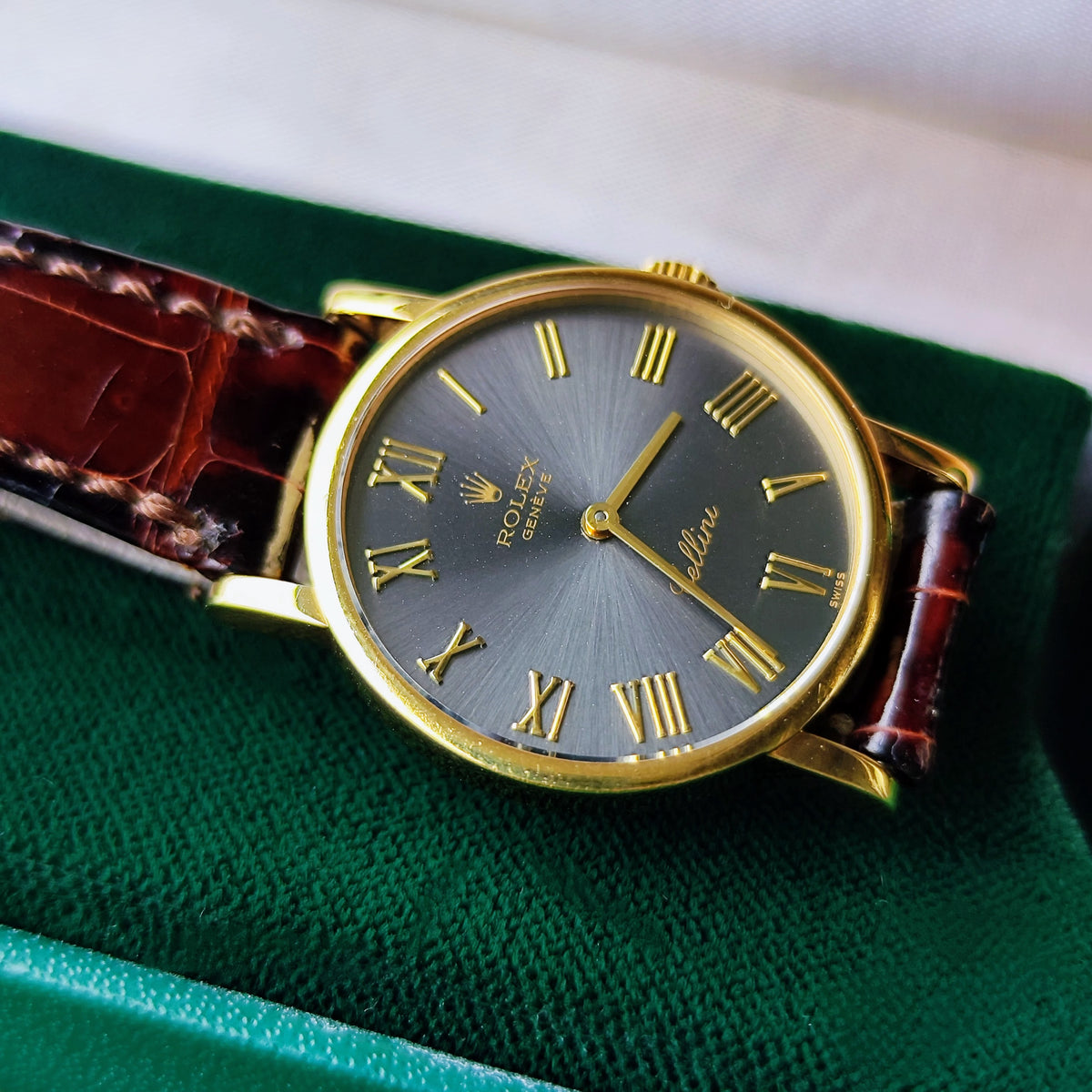 【OH済み】ROLEX ロレックス CELLINI チェリーニ 18金無垢 手巻き腕時計