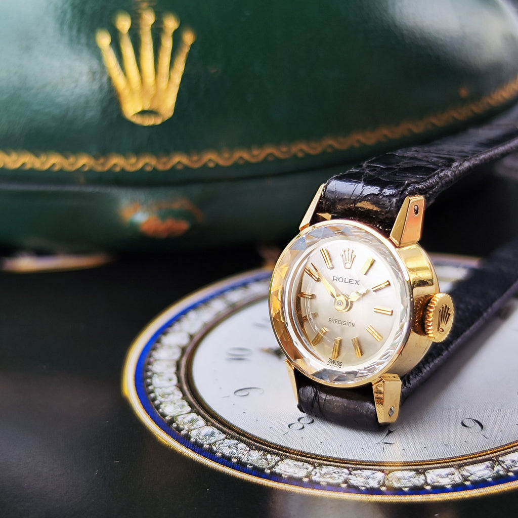 【OH済み】ROLEX ロレックスPRECISION プレシジョン 18金無垢 手巻き腕時計