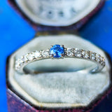 【レアストーン】天然コバルトブルースピネル 天然ダイヤモンド