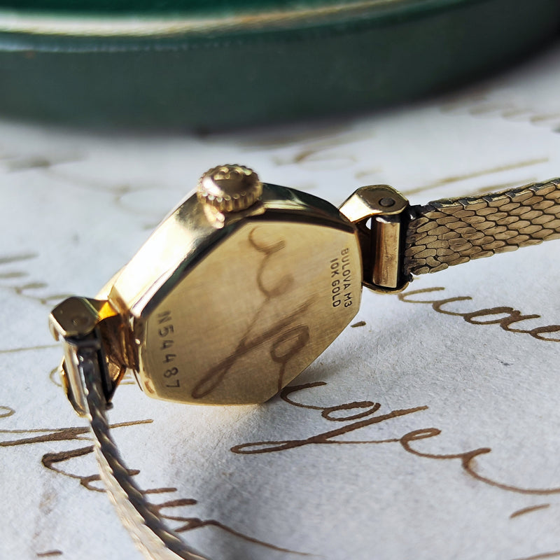 【OH済み】BULOVA ブローバ アンティーク 手巻き 腕時計