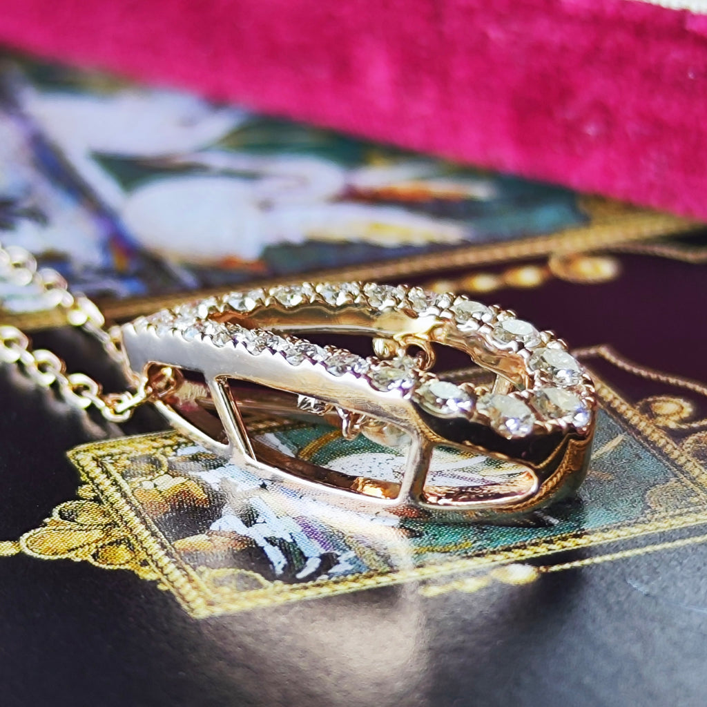 MIKIMOTO ミキモト トレモロ ダイヤモンド ネックレス