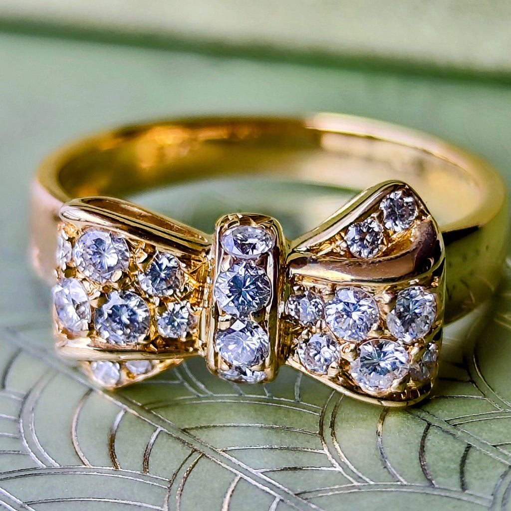 【Vintage Van Cleef & Arpels】ヴァンクリーフ&アーペル リボンリング