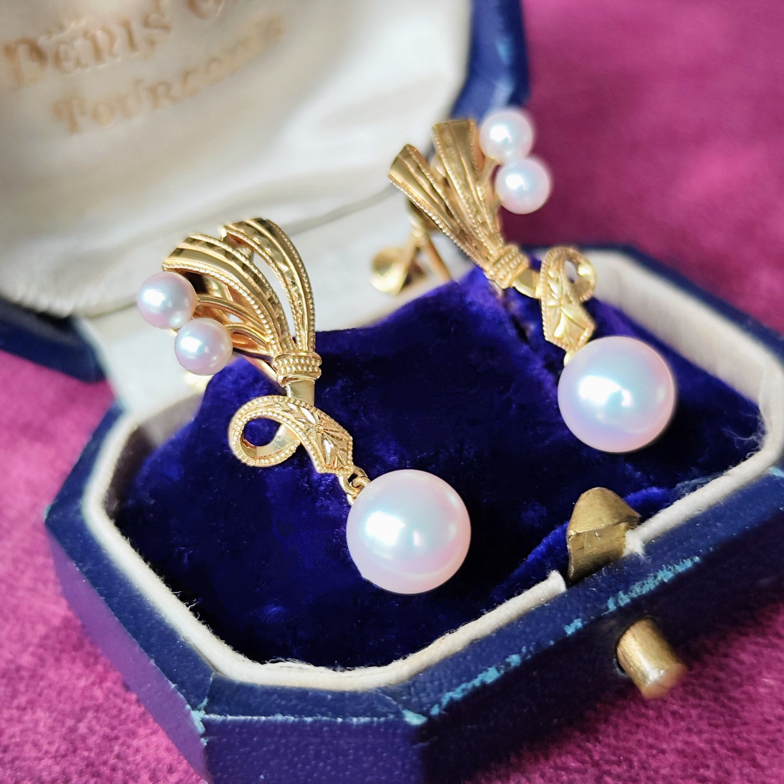 MIKIMOTO ミキモト あこや真珠 18金イヤリング – Mico宝飾店