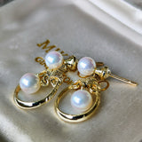 MIKIMOTO ミキモト あこや真珠 ヴィンテージピアス