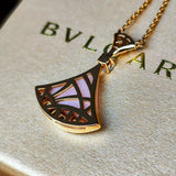 BVLGARI ブルガリ DIVAS' DREAM ディーヴァ ドリーム ピンクオパール ダイヤモンド ネックレス 18金PG