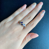 【Vintage Van Cleef & Arpels】ヴァンクリーフ&アーペル サファイア ダイヤモンドリング