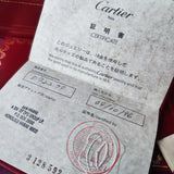 【Vintage Cartier】カルティエ モノストーン サファイア 18金スリーカラーリング