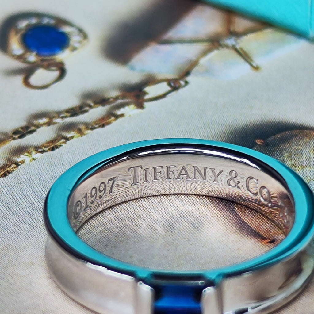 TIFFANY &Co ティファニー スタッキングリング サファイア