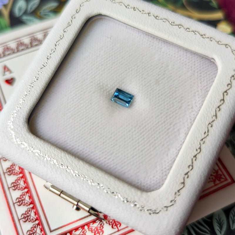 鑑別書付き16ミリアクアマリン サンタマリアアクアマリン ダイヤモンドリング AQ 1.16ct D 0.41