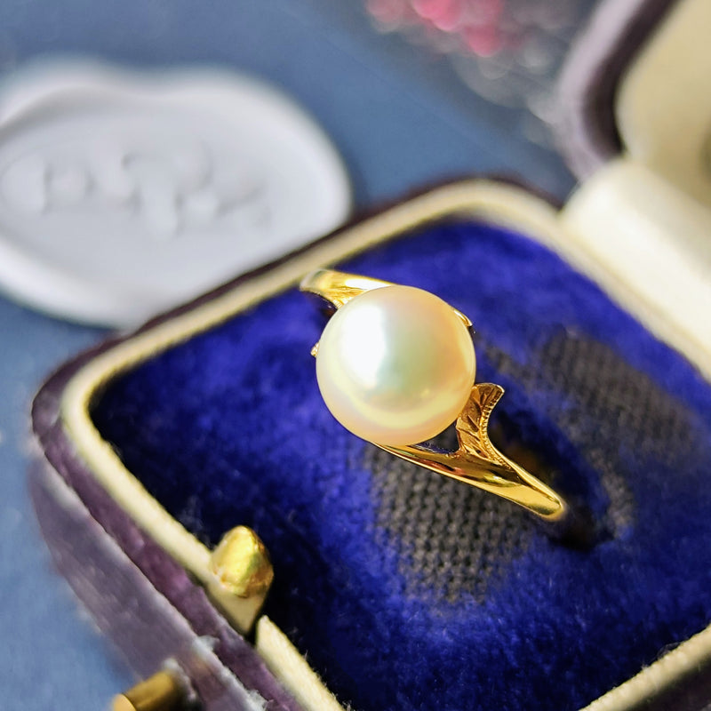 MIKIMOTO ミキモト あこや真珠 ヴィンテージ リング