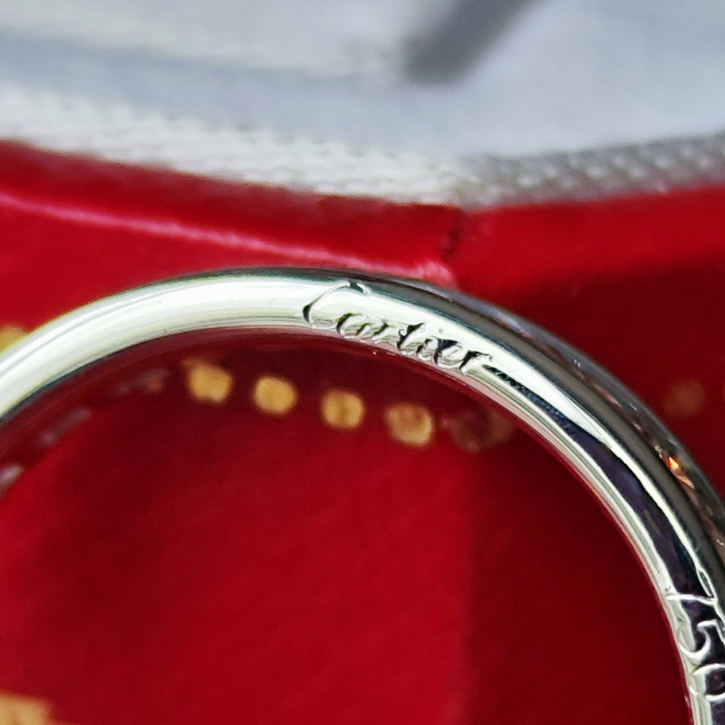 Cartier カルティエ ダイヤモンド フルエタニティリング 18金WG 49