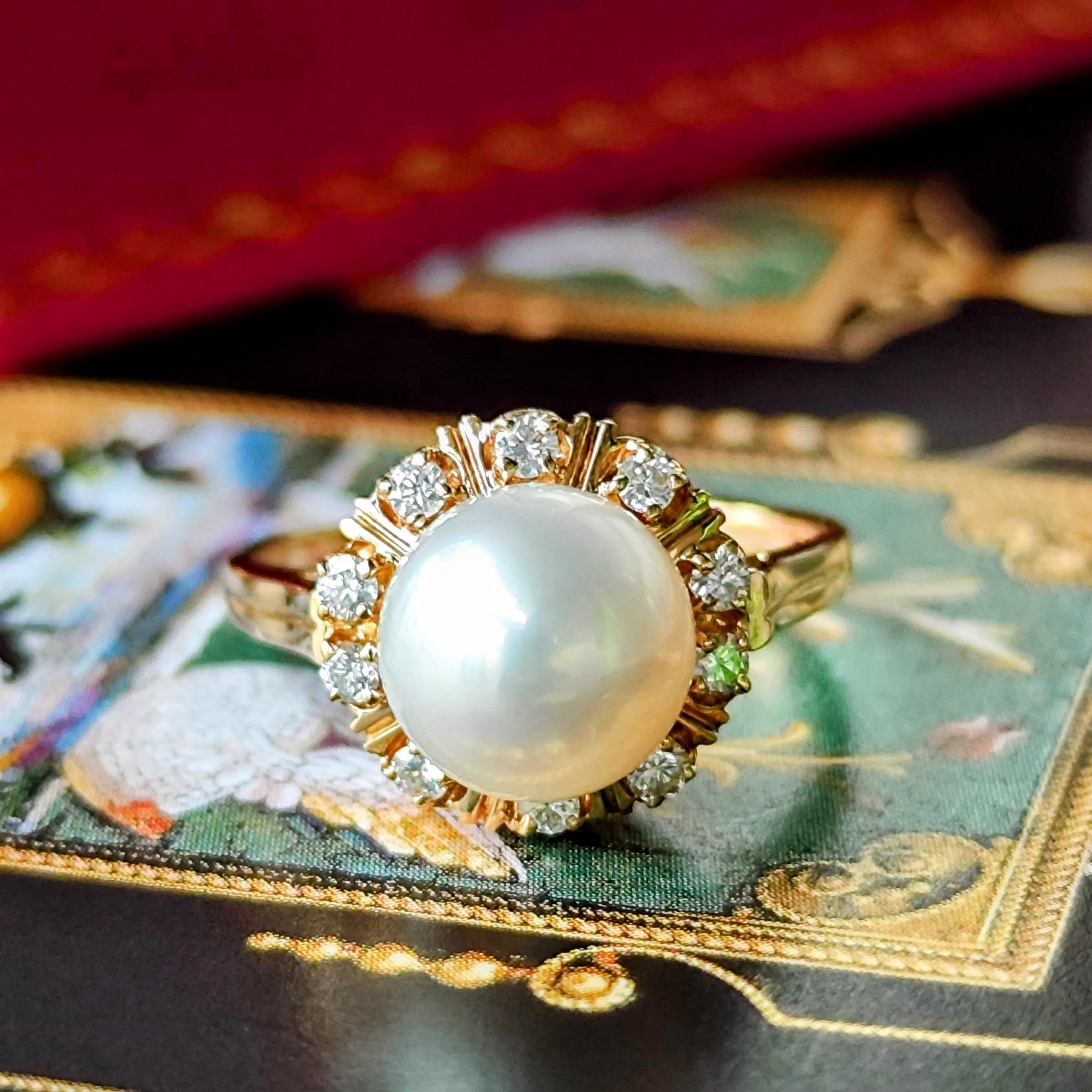 MIKIMOTO K18ダイヤモンド あこや真珠トップ MIKIMOTO ミキモト あこや真珠 天然ダイヤモンド リング – Mico宝飾店