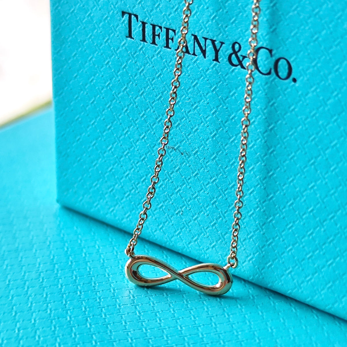 TIFFANY＆Co. ティファニー インフィニティ ミニ ネックレス 18金PG