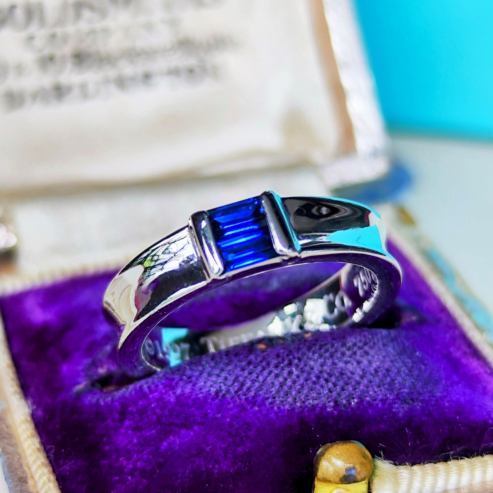 TIFFANY &Co ティファニー スタッキングリング サファイア