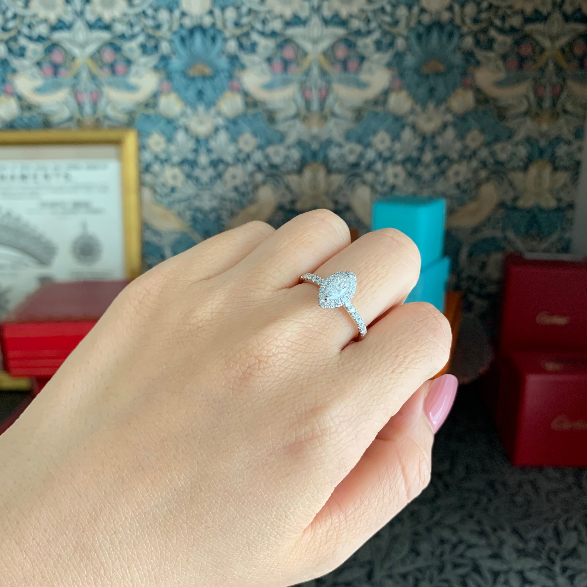 【最高級品質】天然ダイヤモンド0.31ct フローレス Dカラー マーキス GIA