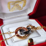 Cartier カルティエ  ベビーラブ セラミック ダイヤモンド ブレスレット 18金PG