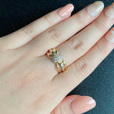 【Vintage Cartier】カルティエ LIVIA
リヴィア スリーカラー ダイヤモンドリング 11号