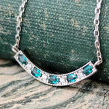 【初期の頃のルース】天然グランディディエライト 天然ダイヤモンド ネックレス