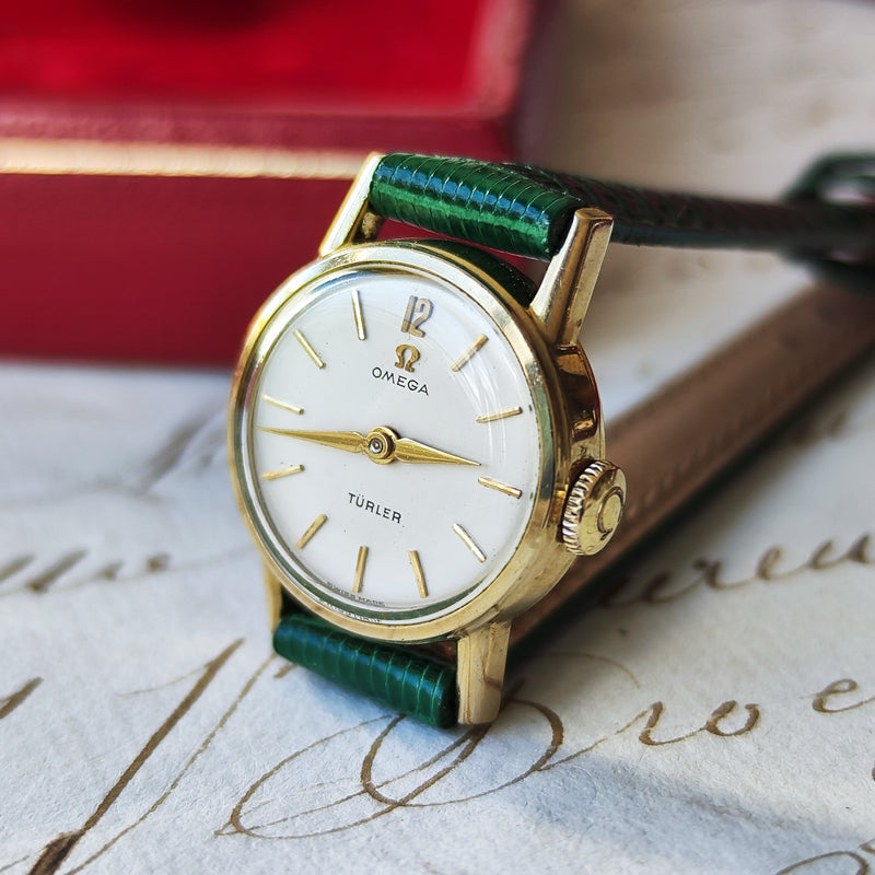 【お値下げ】OH済み OMEGA オメガ TURLER
チューラー 手巻き腕時計