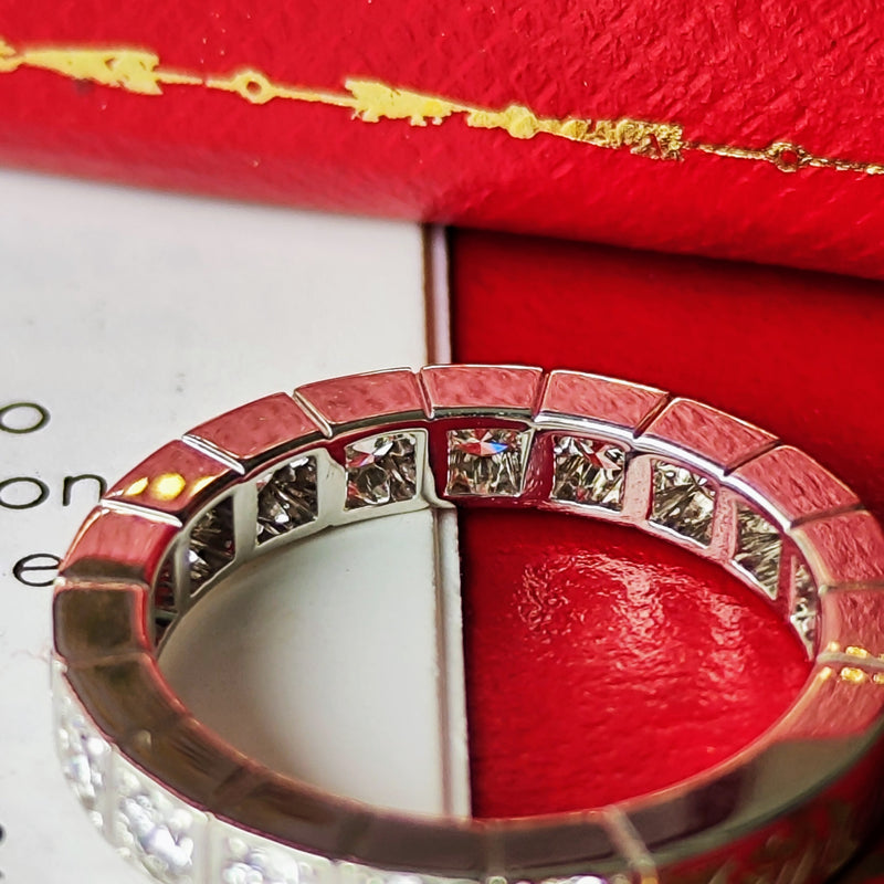 Cartier カルティエ ラニエール フルダイヤ 18金WG 47