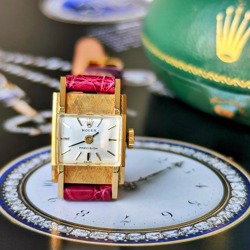 【OH済み】ROLEX ロレックスPRECISION プレシジョン 18金無垢 手巻き腕時計