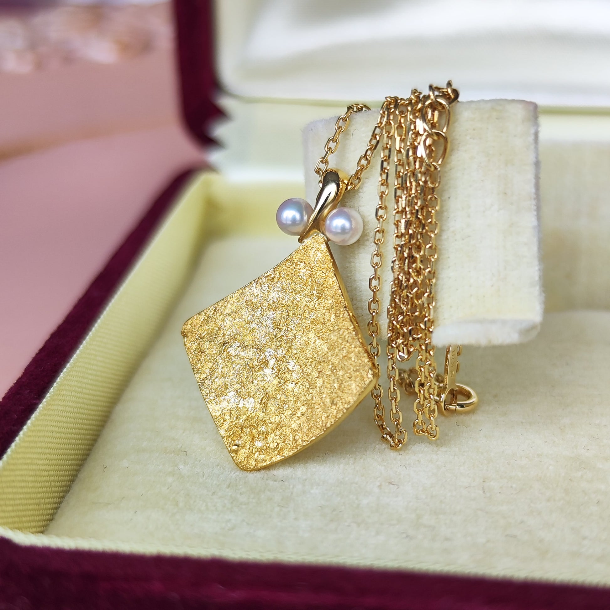 【22金】MIKIMOTO ミキモト あこや真珠 ネックレス