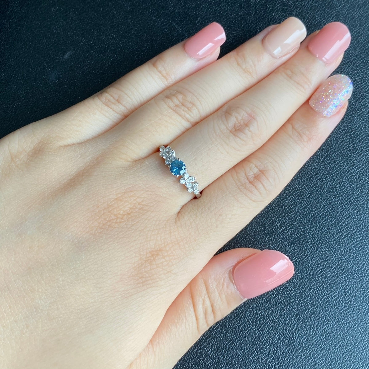 charito5721サファイア2.55ct ダイヤモンド　指輪 カンチャナブリ産】天然サファイア 天然ダイヤモンド リング