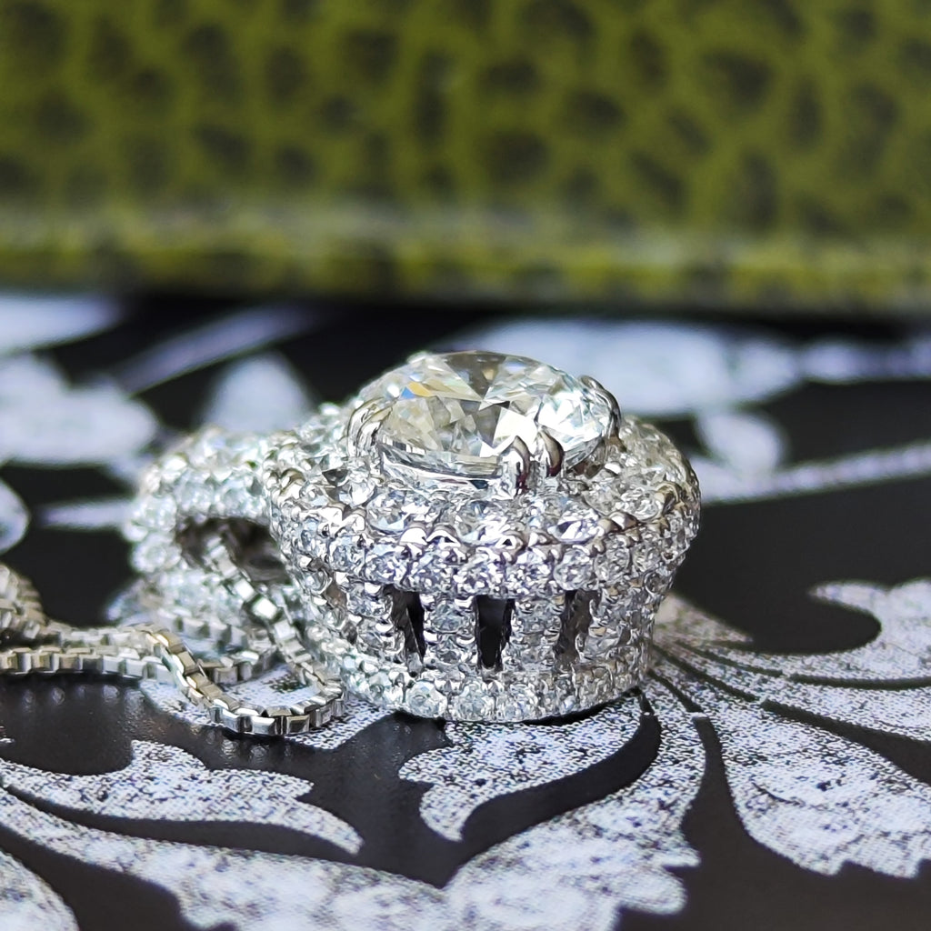 【最高級品質】天然ダイヤモンド0.53ct フローレス Dカラー ネックレス GIA