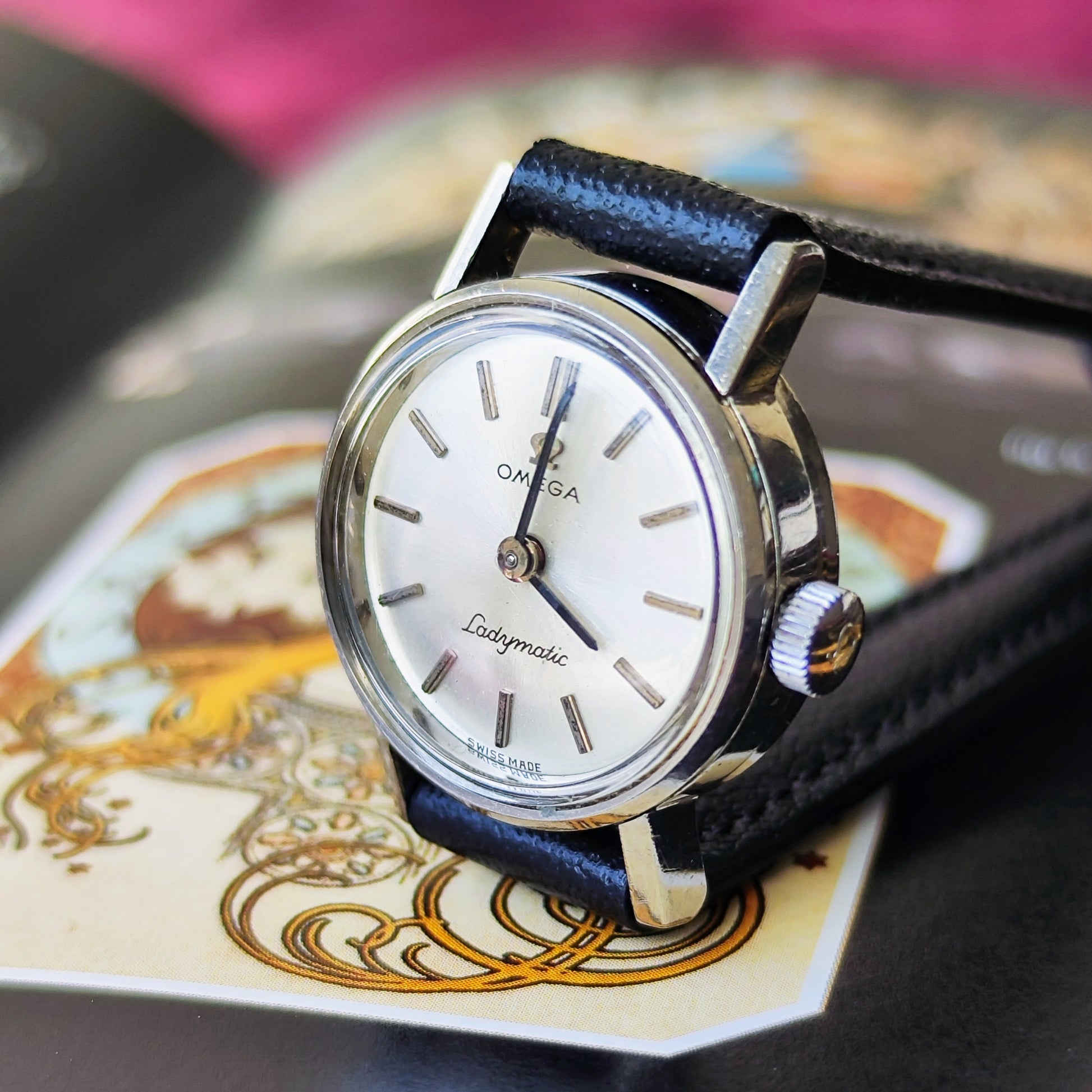 【OH済み】OMEGA オメガ LADYMATICレディマティック 自動巻き腕時計