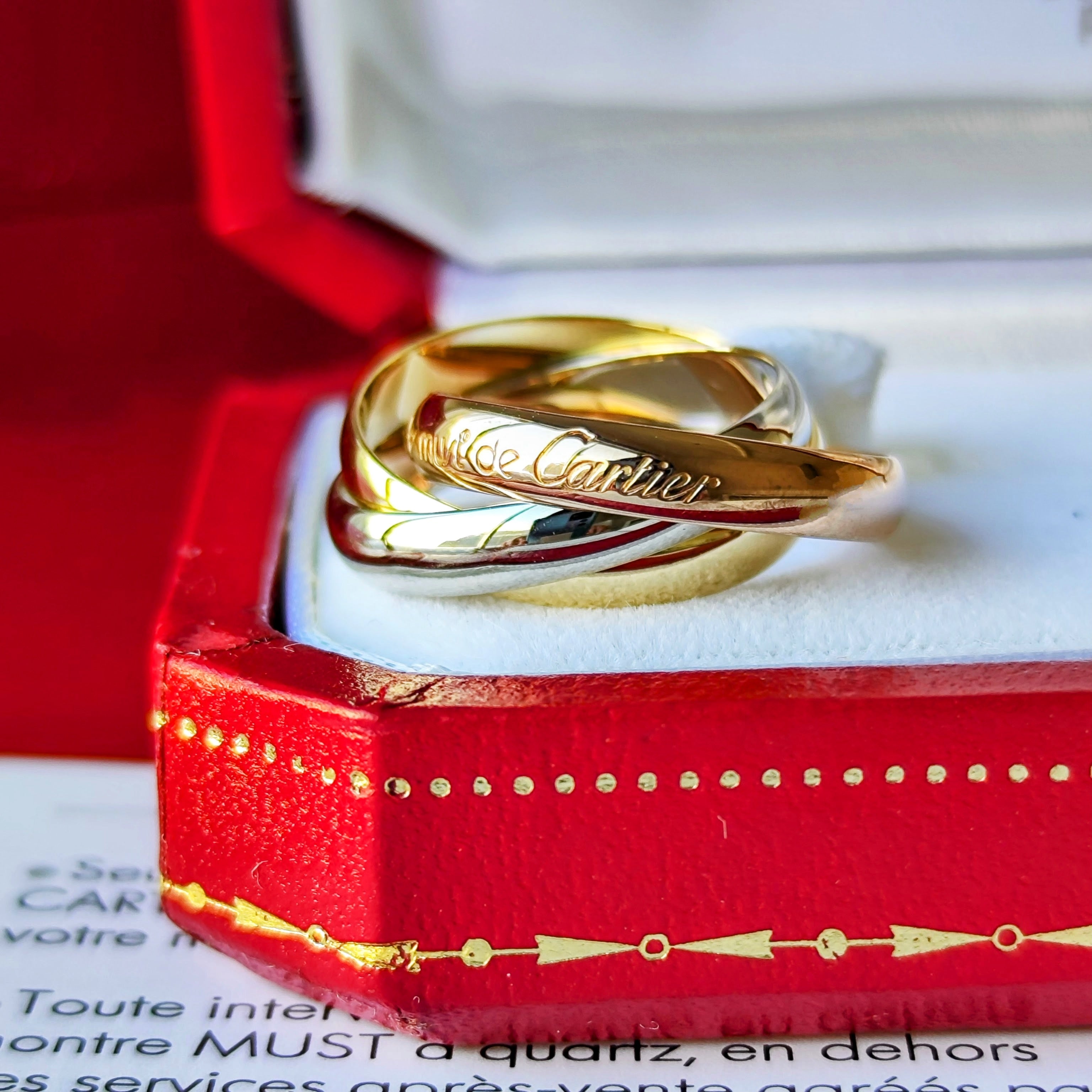 カルティエ　トリニティリング　SM 51号 Cartier カルティエ トリニティリング 51 – Mico宝飾店