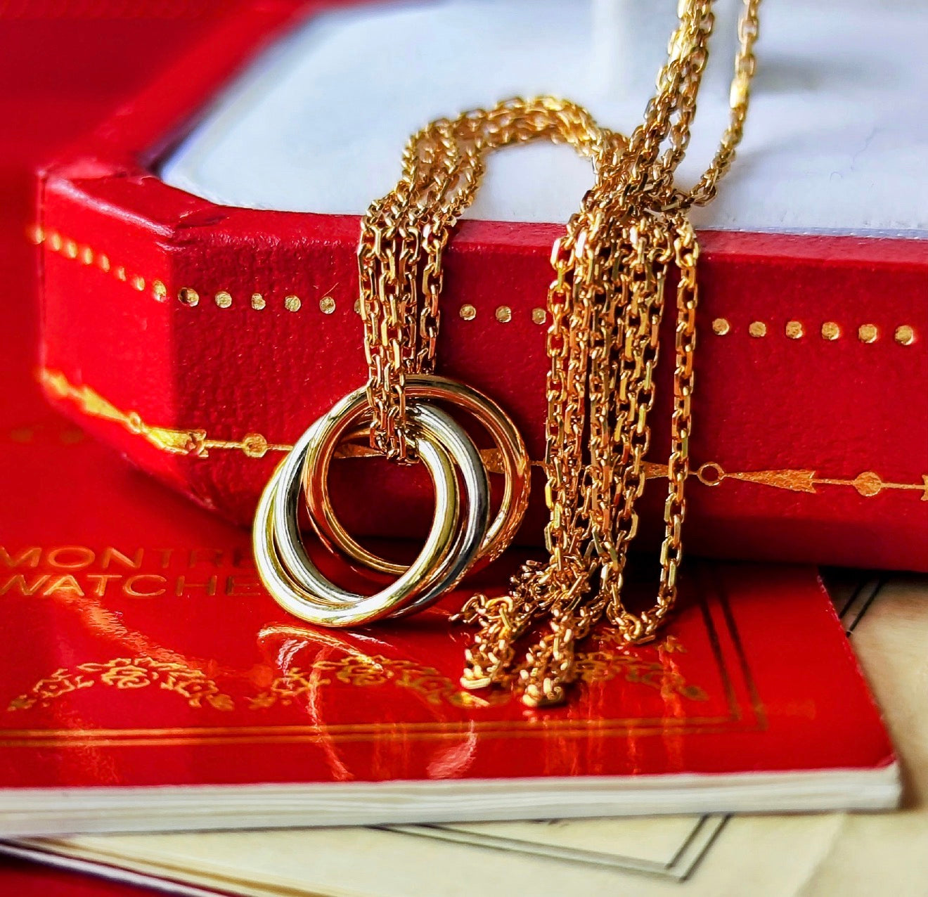 【未使用品】Cartier トリニティミニモデル Cartier カルティエ トリニティ ミニモデル ネックレス – Mico宝飾店