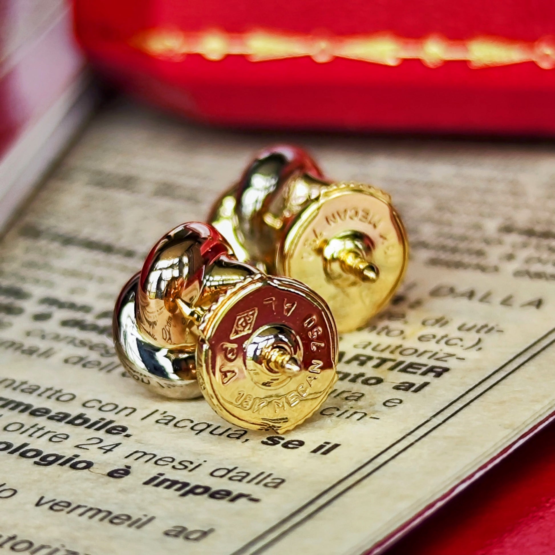Cartier カルティエ トリニティピアス ダイヤモンド