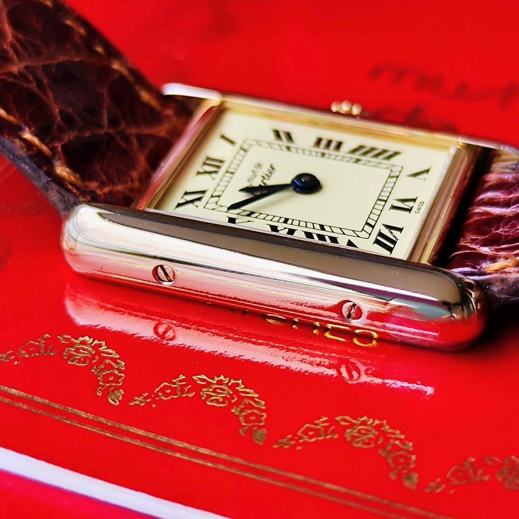 【OH済み】Cartier カルティエ マストタンク SM クォーツ腕時計