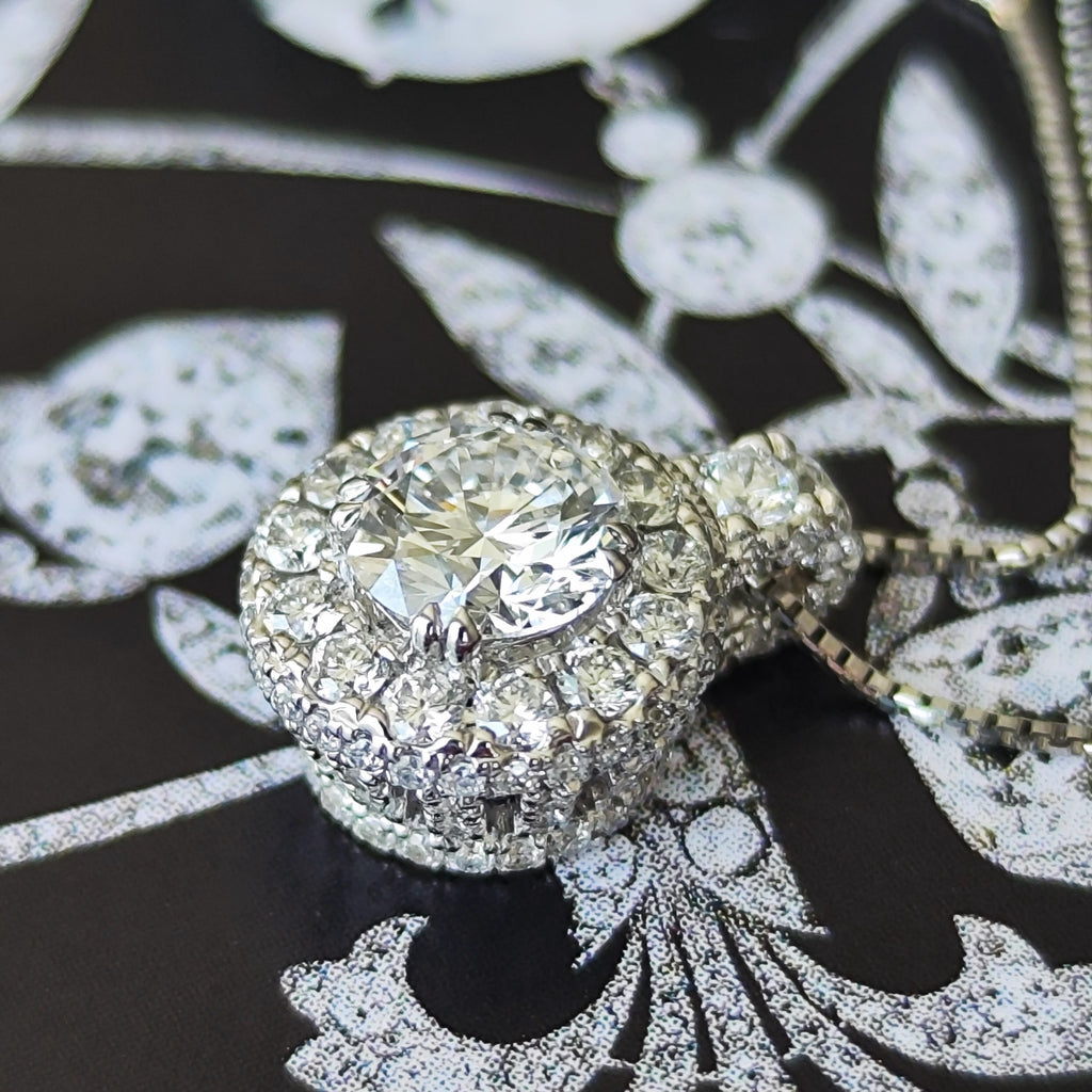【最高級品質】天然ダイヤモンド0.53ct フローレス Dカラー ネックレス GIA