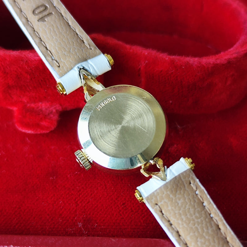 【OH済み】OMEGA オメガ LADYMATIC/レディマティック14金無垢 自動巻き時計