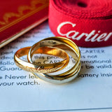 Cartier カルティエ トリニティ 18金スリーカラー 51