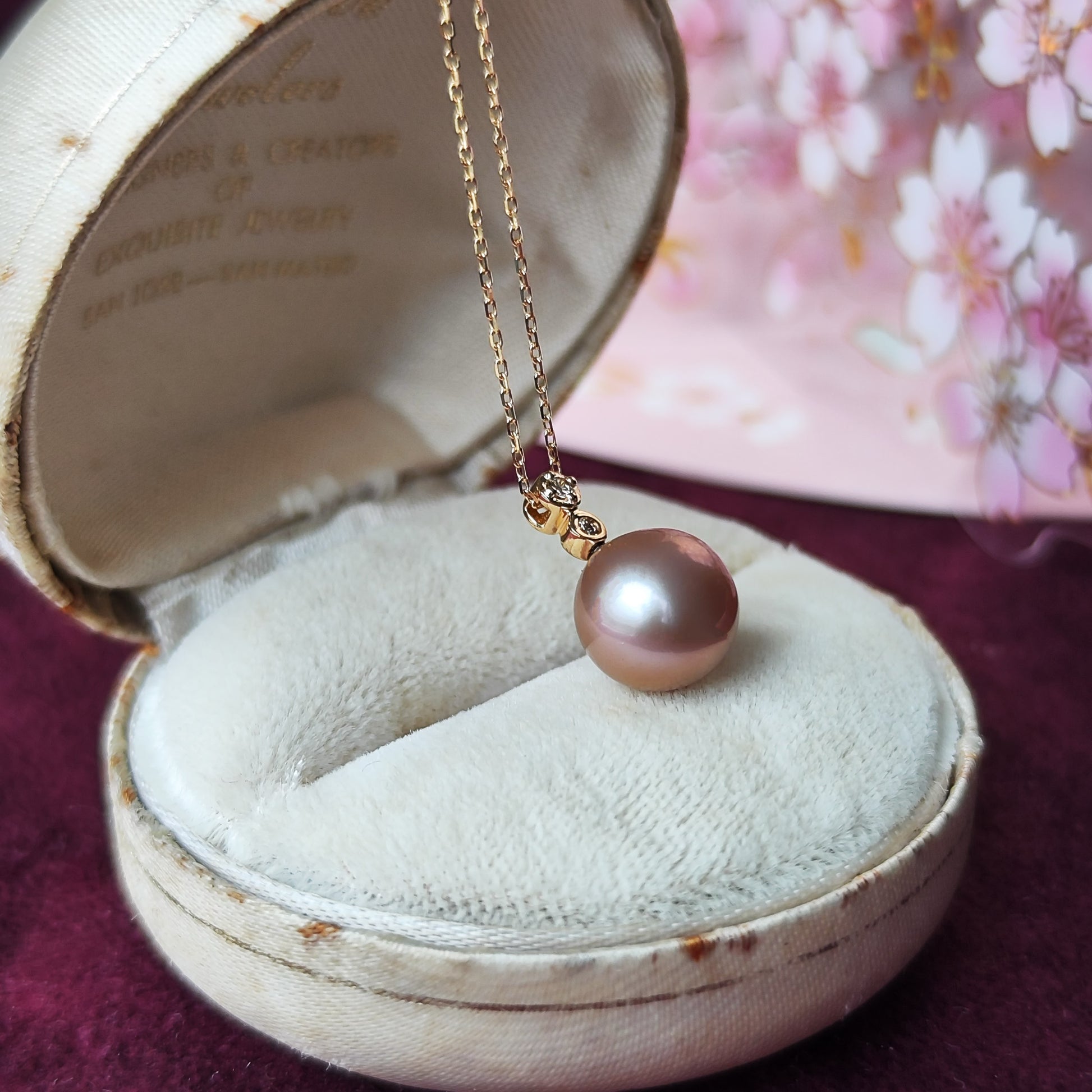 【さくらパール】葉桜 ネックレス