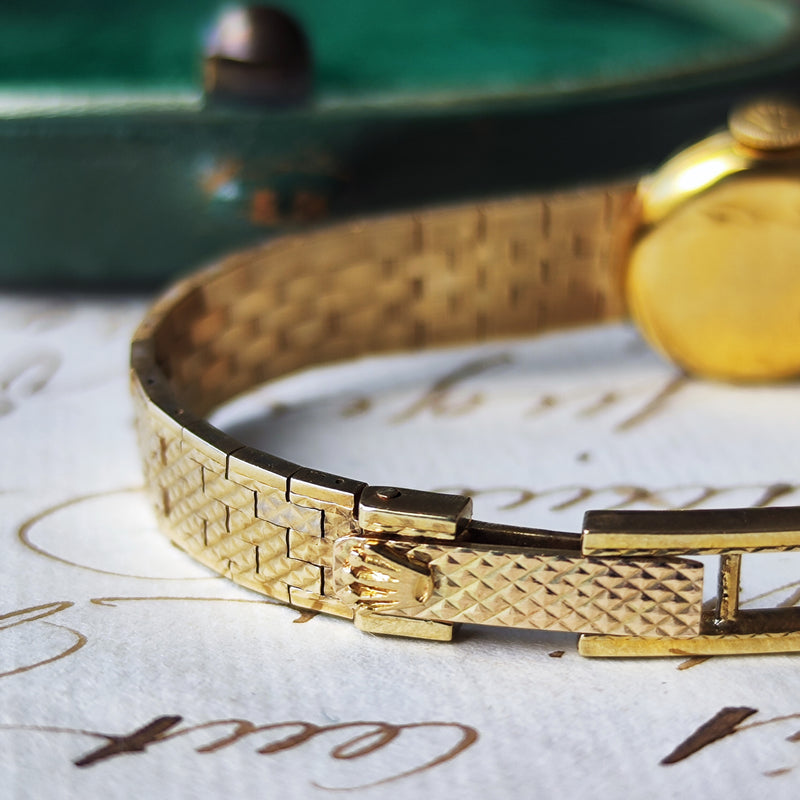 【OH済み】ROLEX ロレックス PRECISION プレシジョン 金無垢 手巻き腕時計