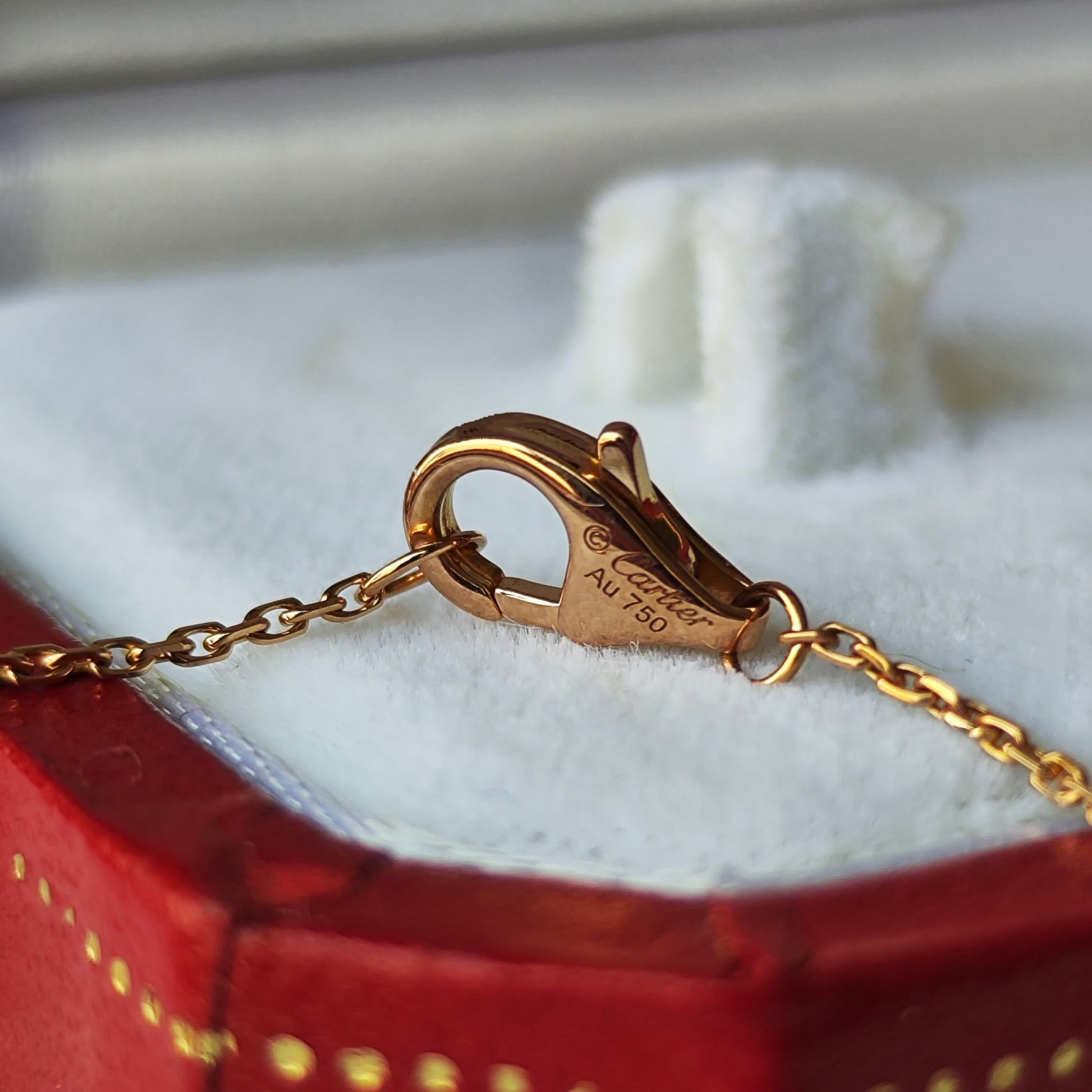 Cartier カルティエ ベビートリニティ ネックレス ダイヤモンド