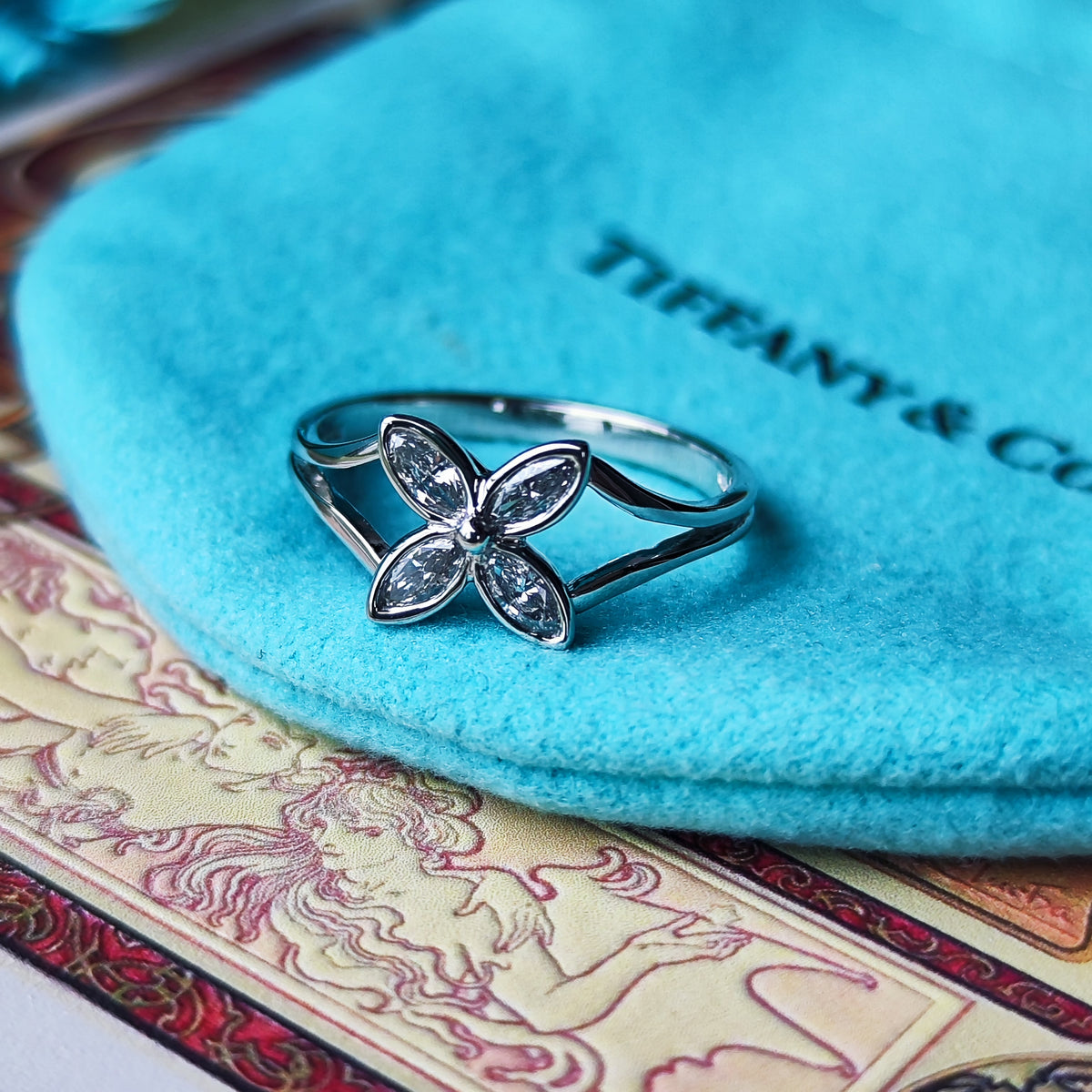 TIFFANY&Co. ティファニー ヴィクトリア ダイヤモンド プラチナリング
