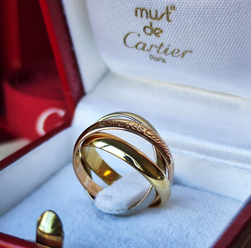 Cartier カルティエ トリニティ 51 スリーカラー リング