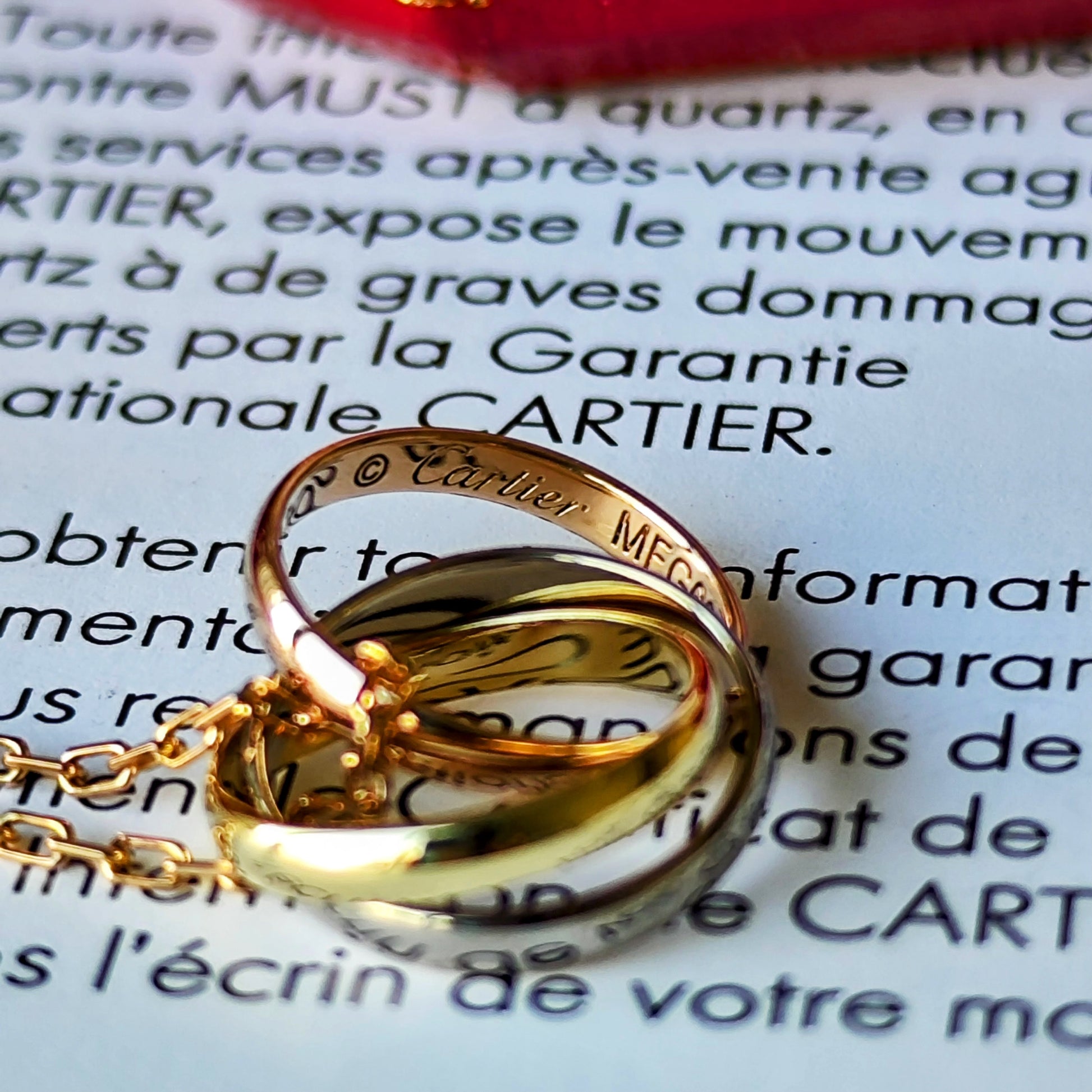 Cartier カルティエ トリニティ ネックレス