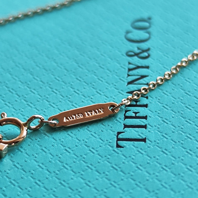 TIFFANY &Co ティファニー Tスマイル ミニ ネックレス 18金PG