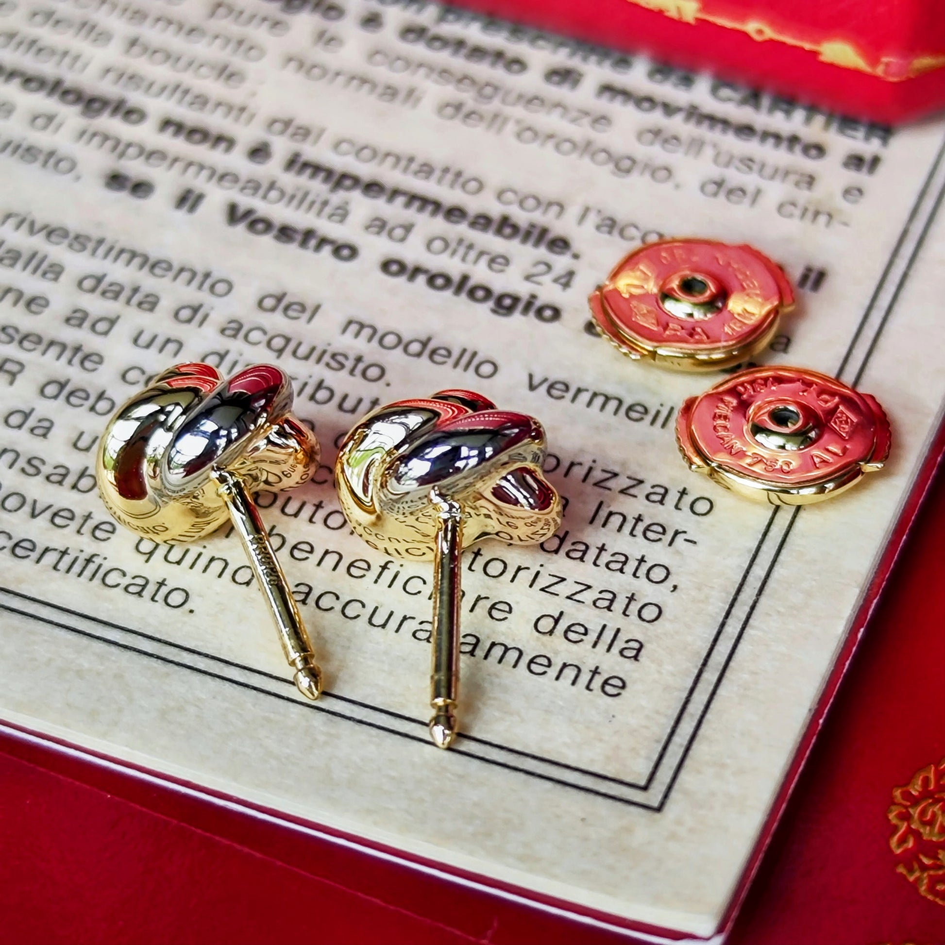 Cartier カルティエ トリニティピアス ダイヤモンド