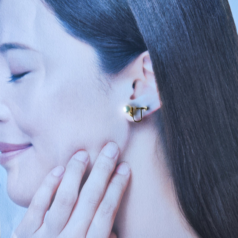 MIKIMOTO ミキモト あこや真珠 ヴィンテージイヤリング