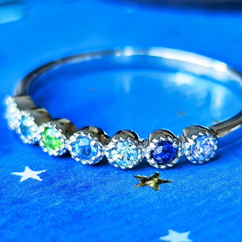 【ブルー系】マルチカラーリング