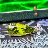 天然トルマリン 10.98ct 天然アレキサンドライト 天然ダイヤモンド ペンダントトップ
