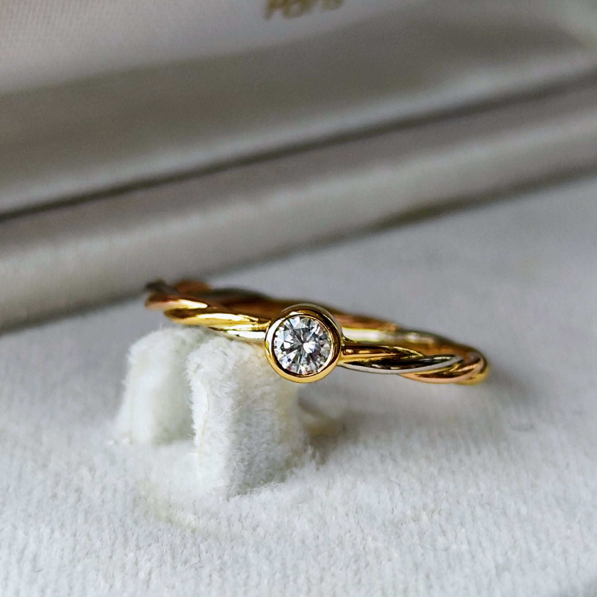 Cartier カルティエ スリーカラーツイストリング 51
